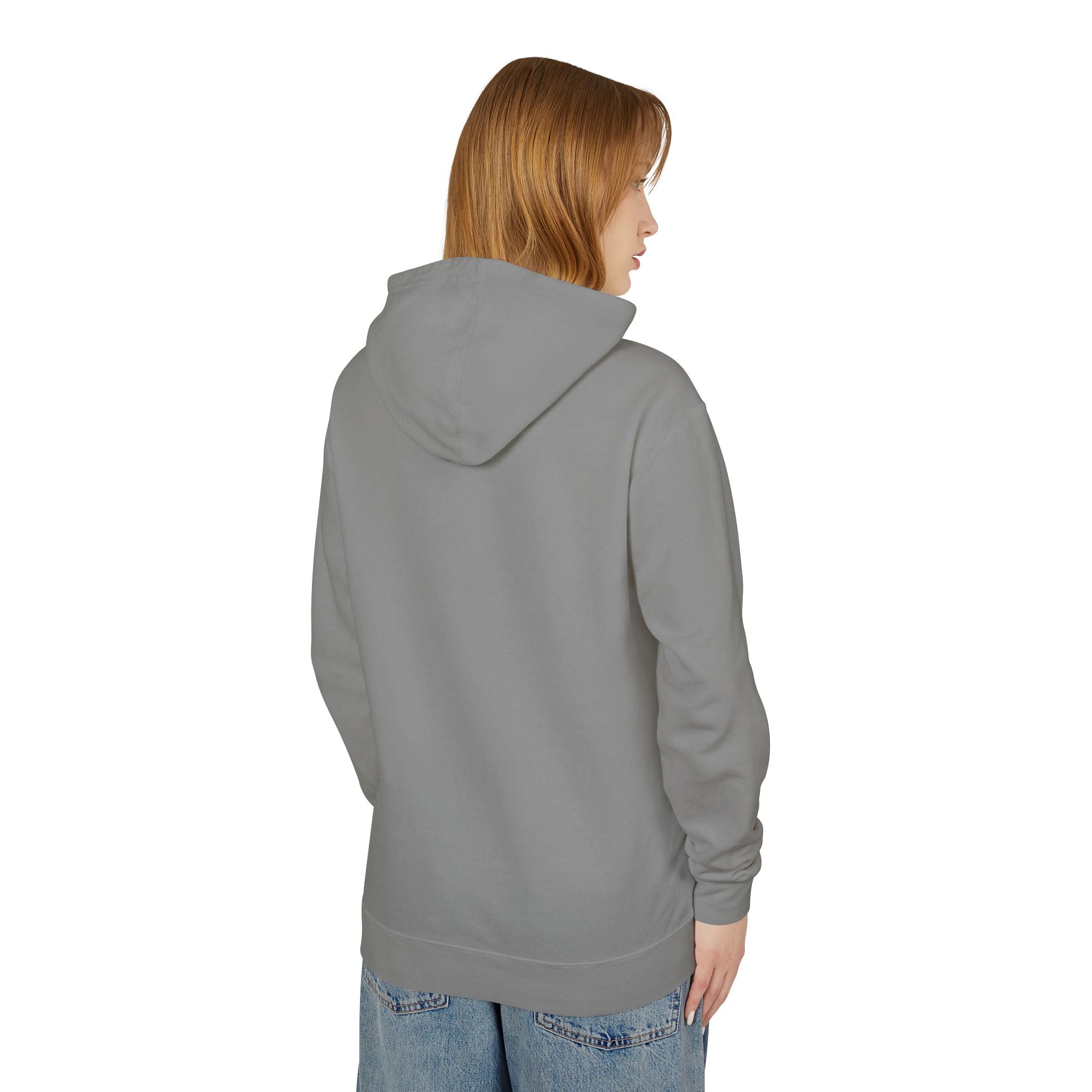 Tribal Dog White Hoodie TDCIRC1 Edition, Lightweight Hooded Sweatshirt