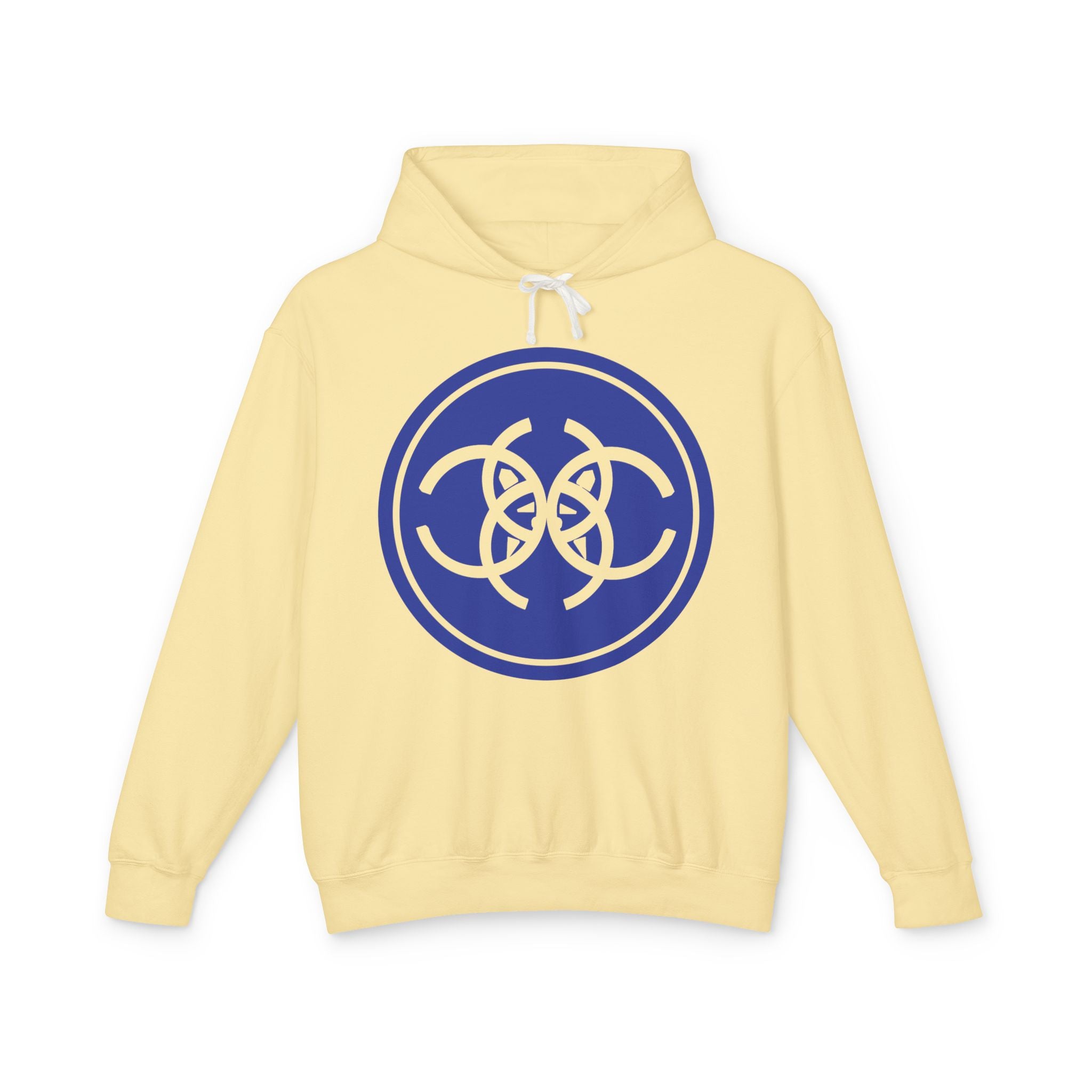 Tribal Dog White Hoodie TDCIRC1 Edition, Lightweight Hooded Sweatshirt