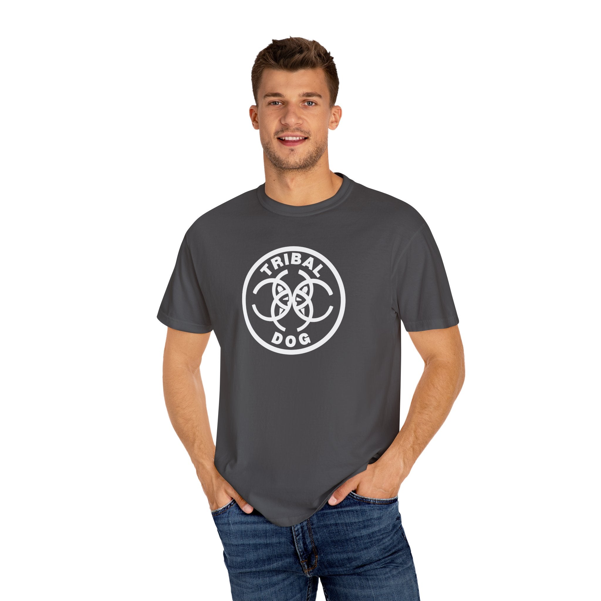 Tribal Dog TShirt TDCIRC1 Edition Unique Gift, Everyday Wear, Summer Style