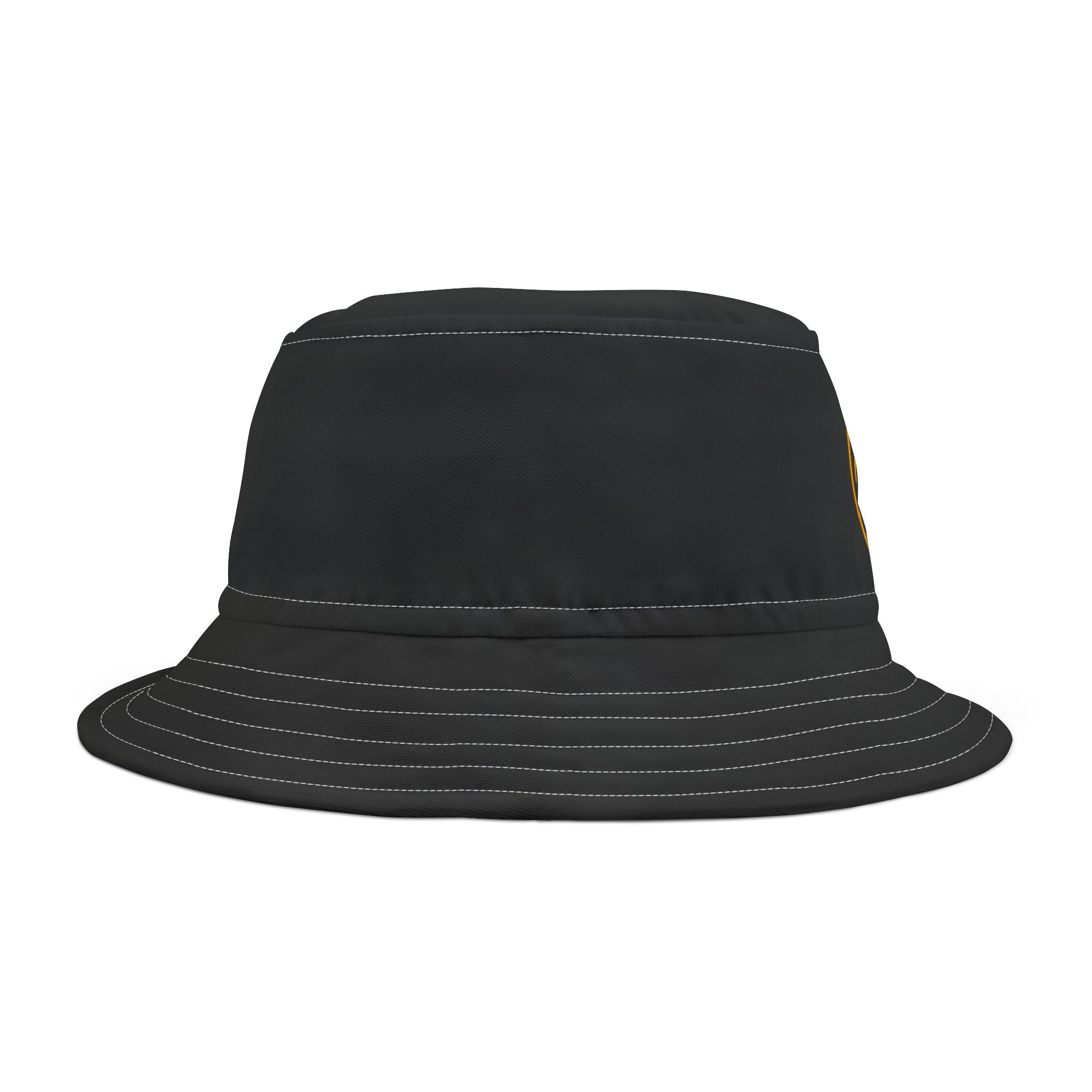 Tribal Dog White Bucket Hat,bucket hat, streetwear accessory, men's bucket hat, 2025 fashion trend