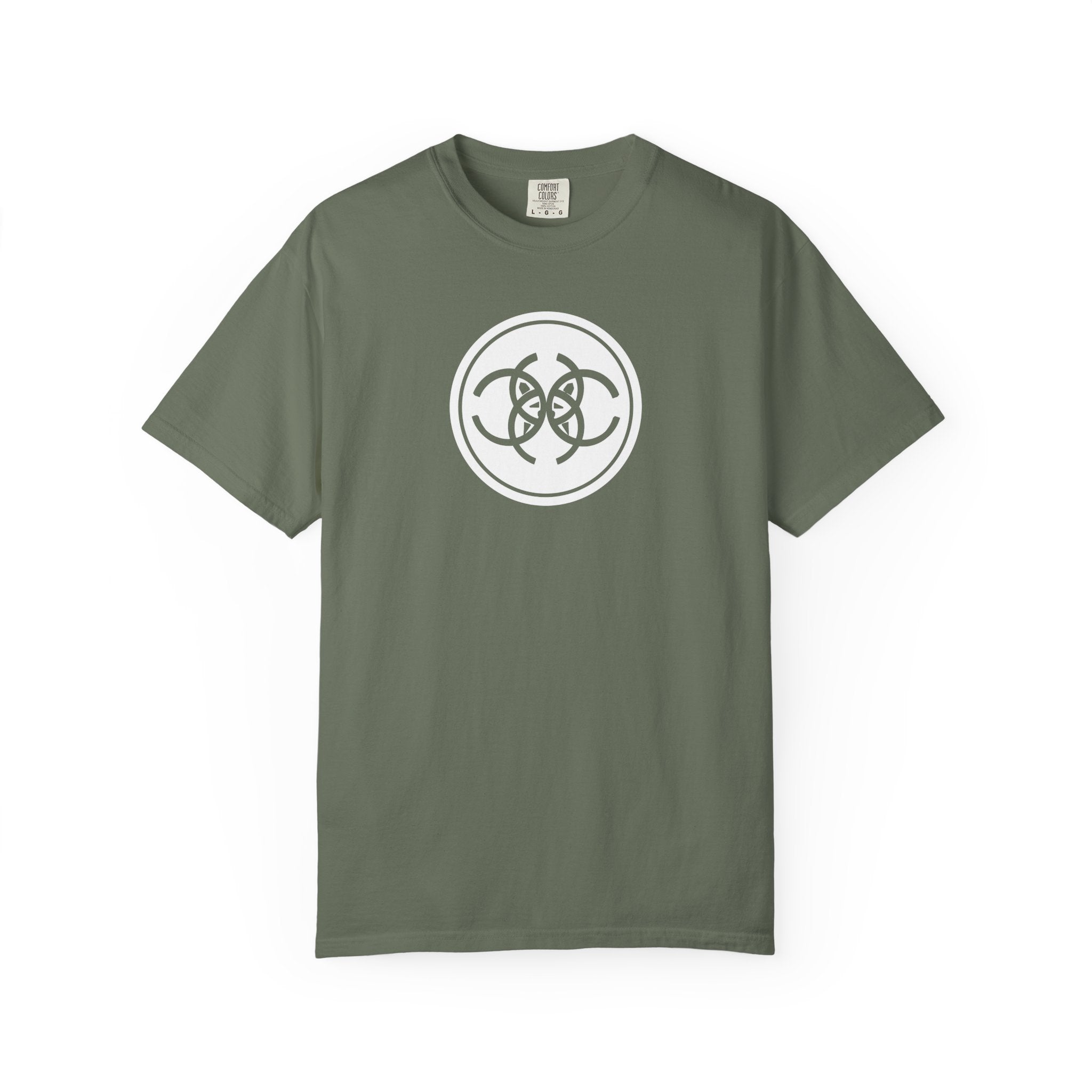 Tribal Dog Logo Tee Bold White Graphic Streetwear T Shirt,