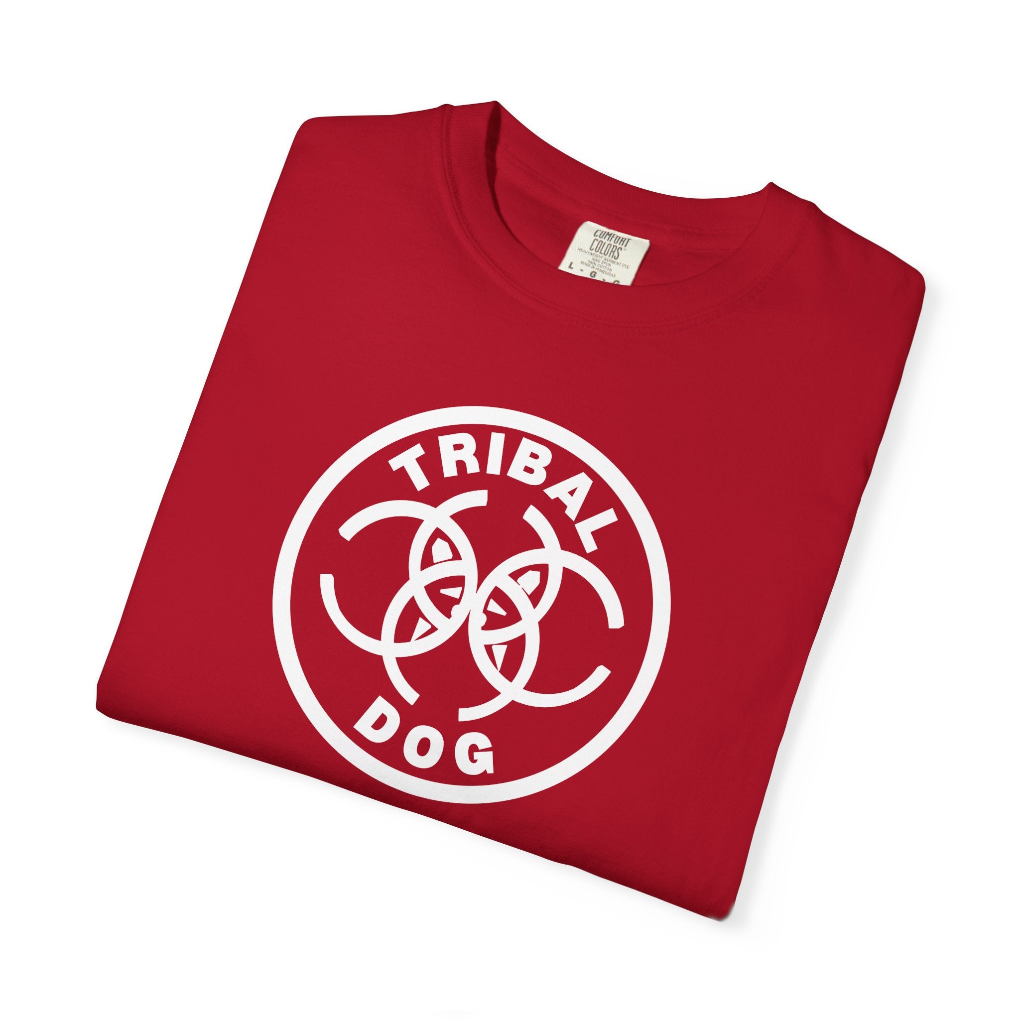 Tribal Dog White T-Shirt – TDCIRC1 Edition- Unique Gift, Everyday Wear, Summer Style, Comfy Layering