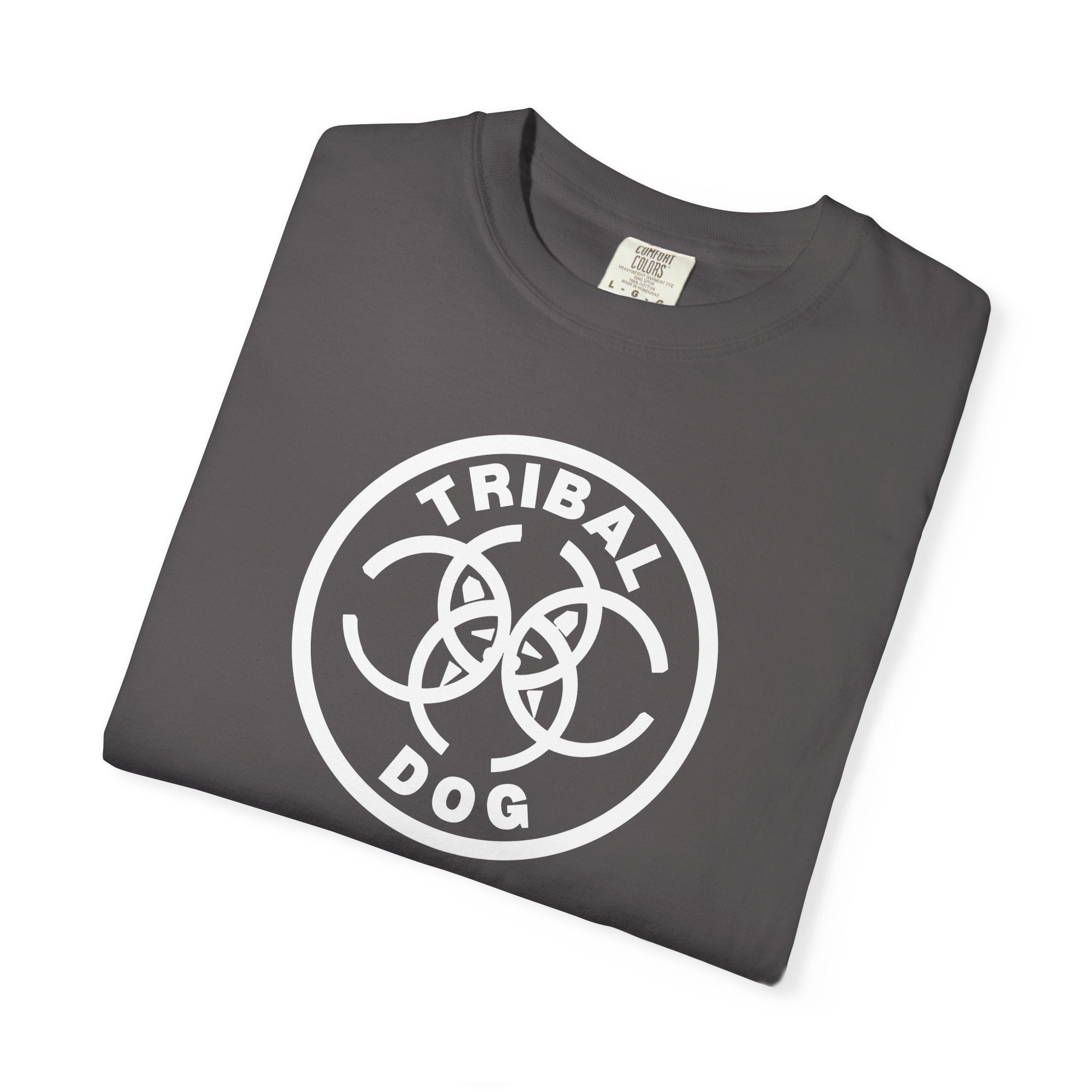 Tribal Dog White T-Shirt – TDCIRC1 Edition- Unique Gift, Everyday Wear, Summer Style, Comfy Layering