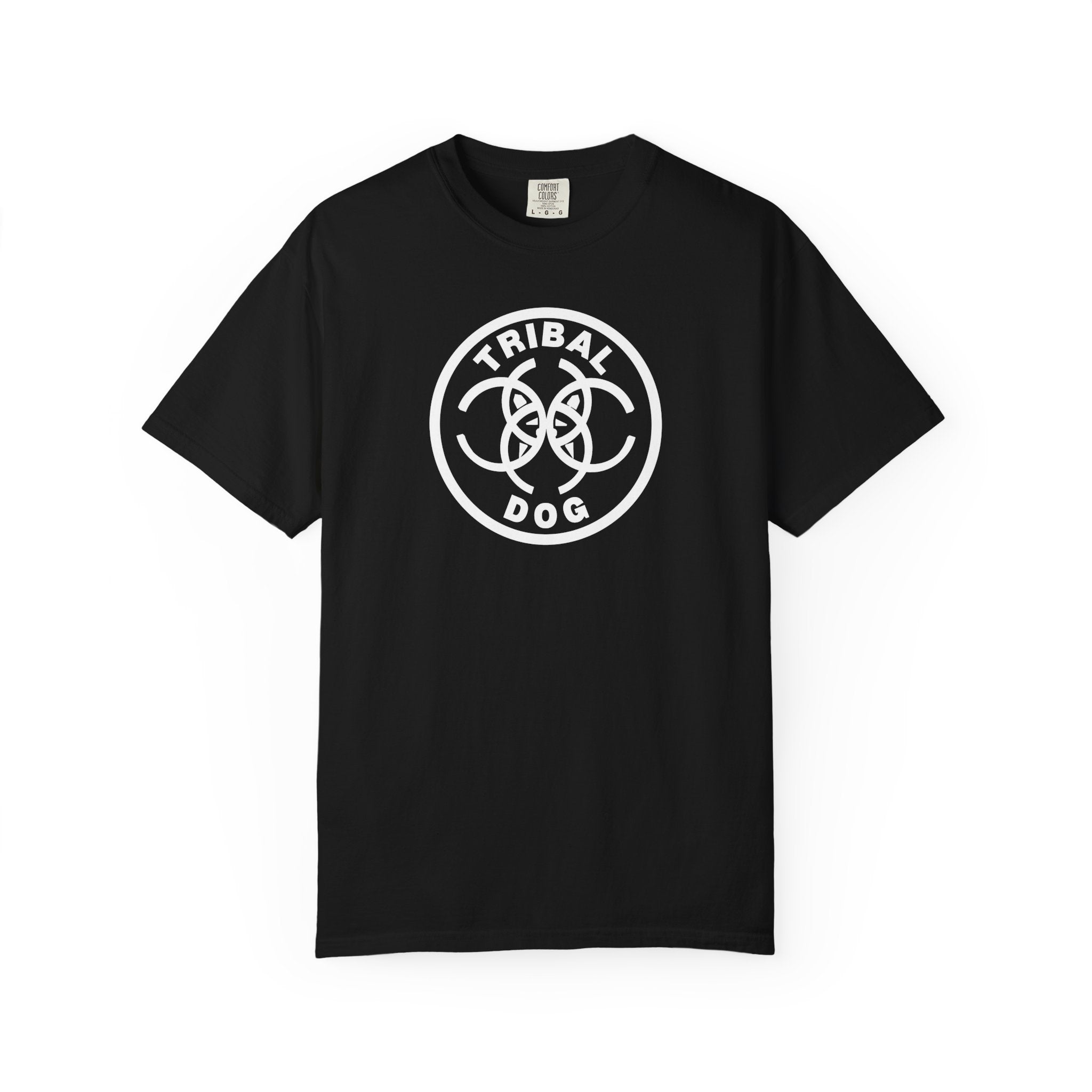Tribal Dog White T-Shirt – TDCIRC1 Edition- Unique Gift, Everyday Wear, Summer Style, Comfy Layering