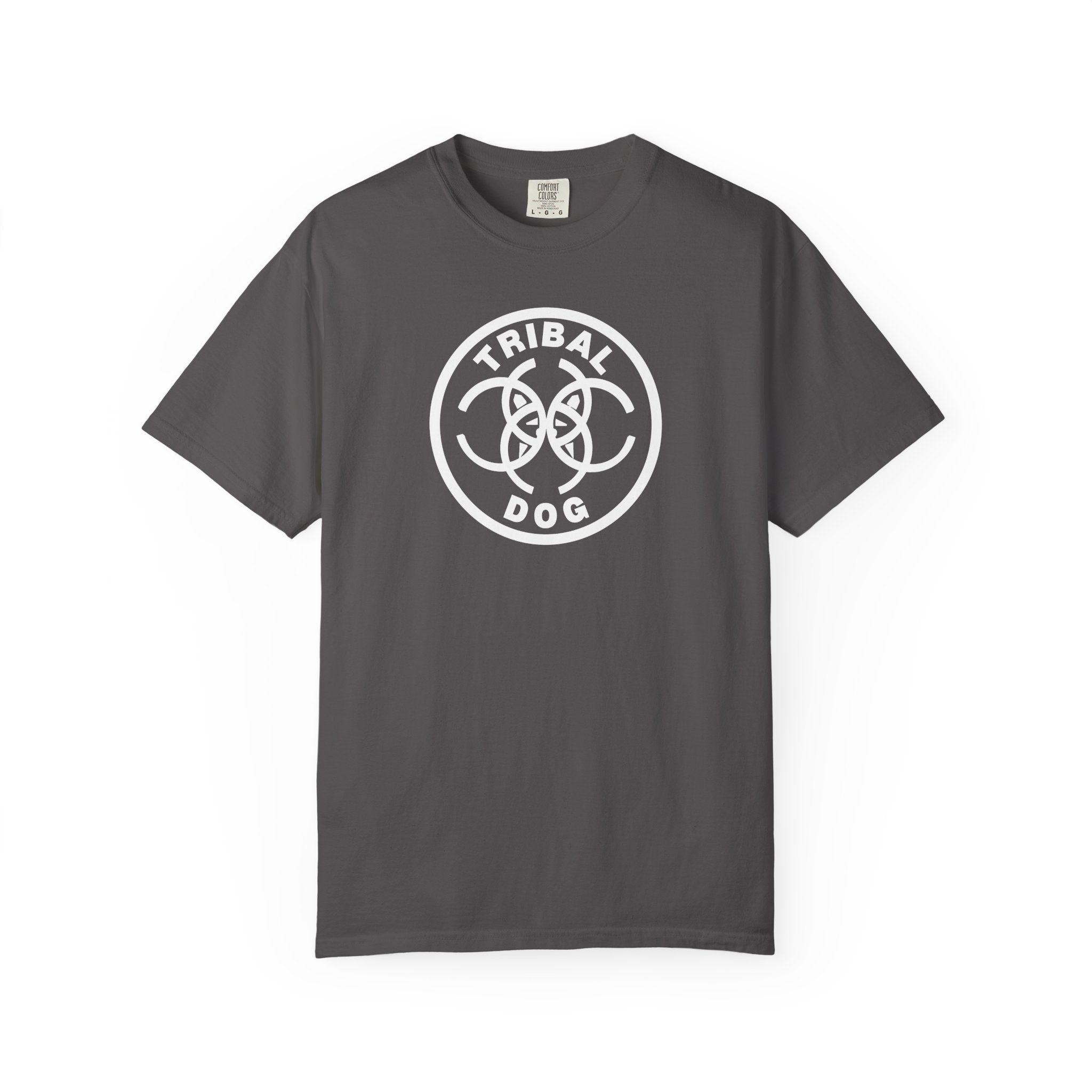 Tribal Dog White T-Shirt – TDCIRC1 Edition- Unique Gift, Everyday Wear, Summer Style, Comfy Layering
