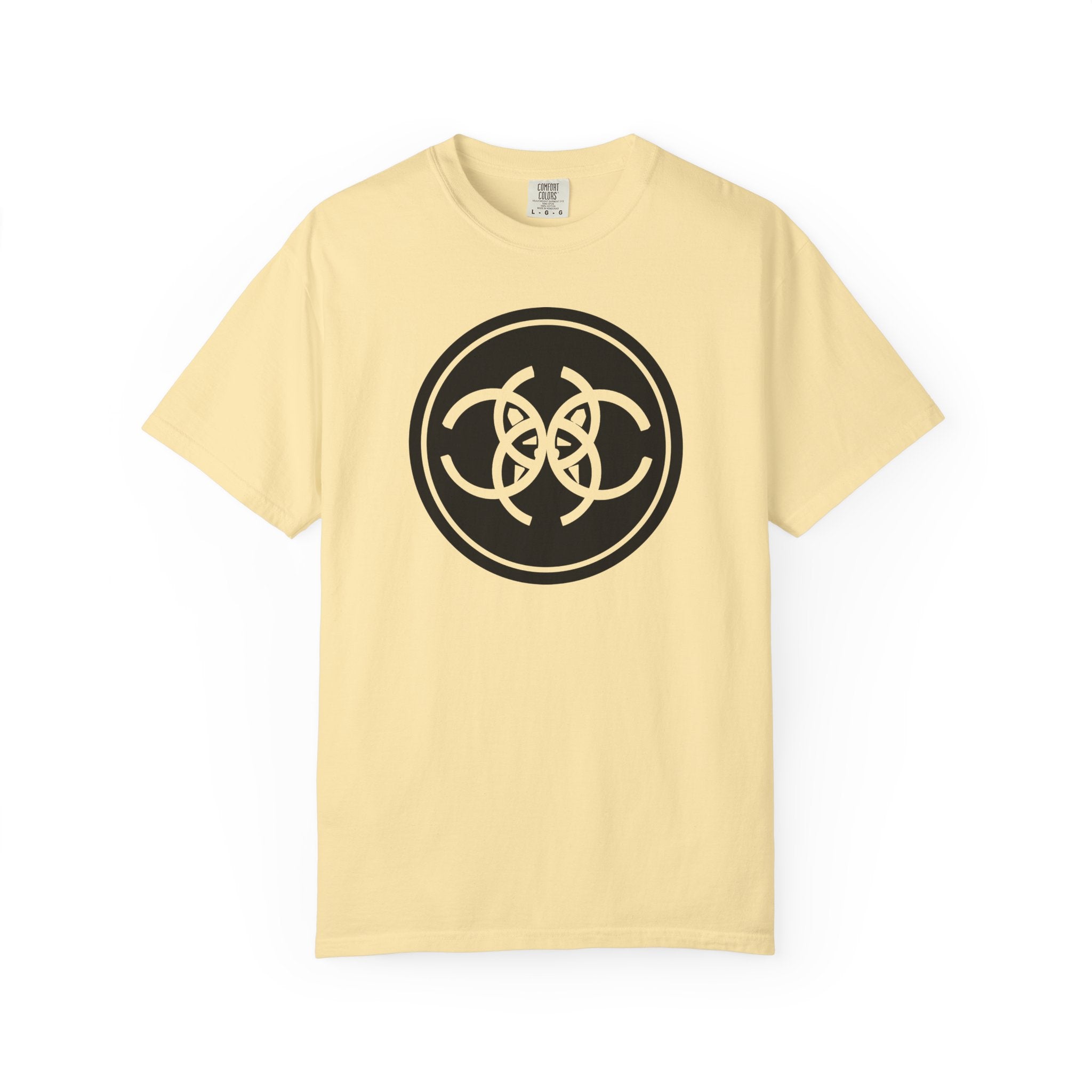 Tribal Dog Logo Tee  Bold White Graphic Streetwear T Shirt