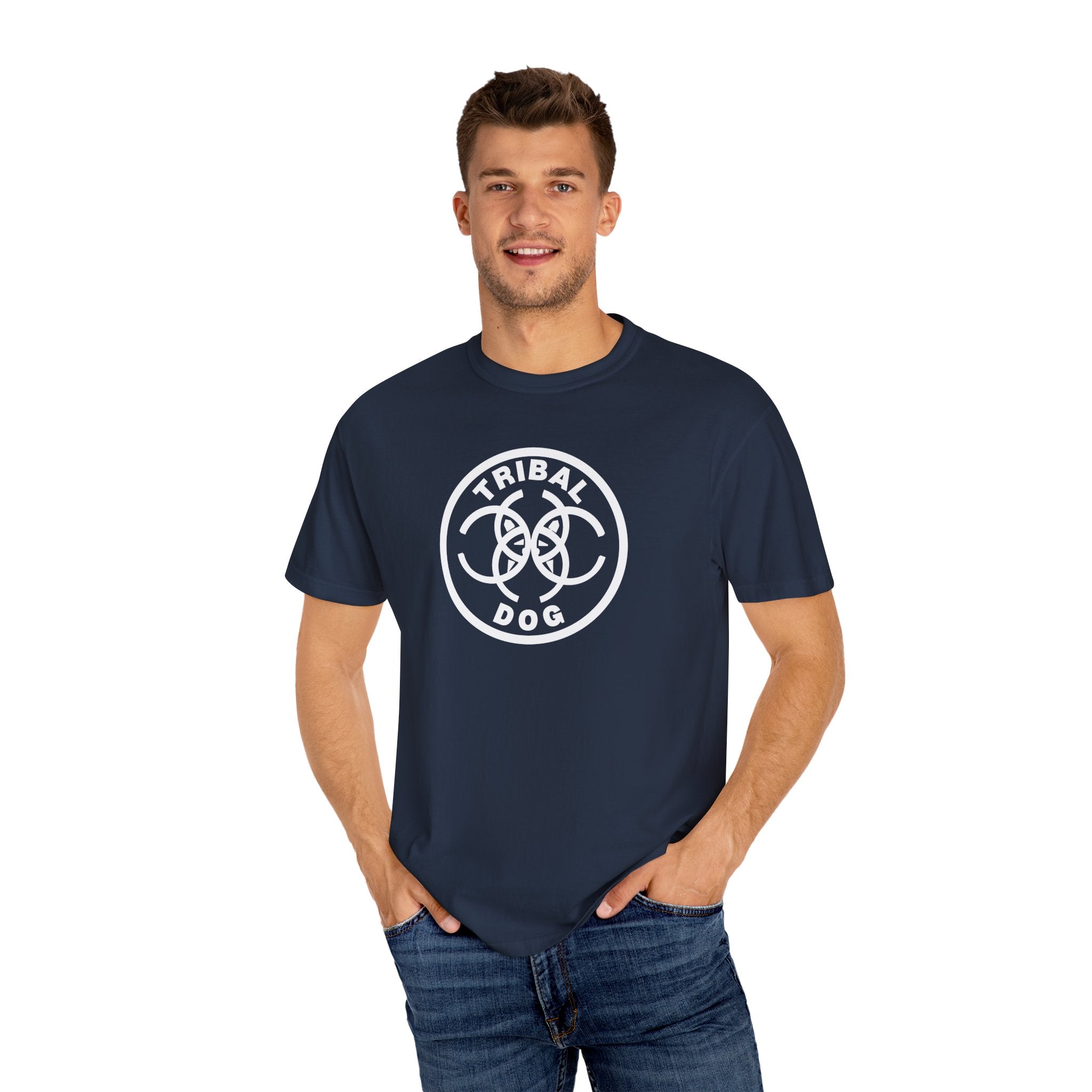 Tribal Dog TShirt TDCIRC1 Edition Unique Gift, Everyday Wear, Summer Style
