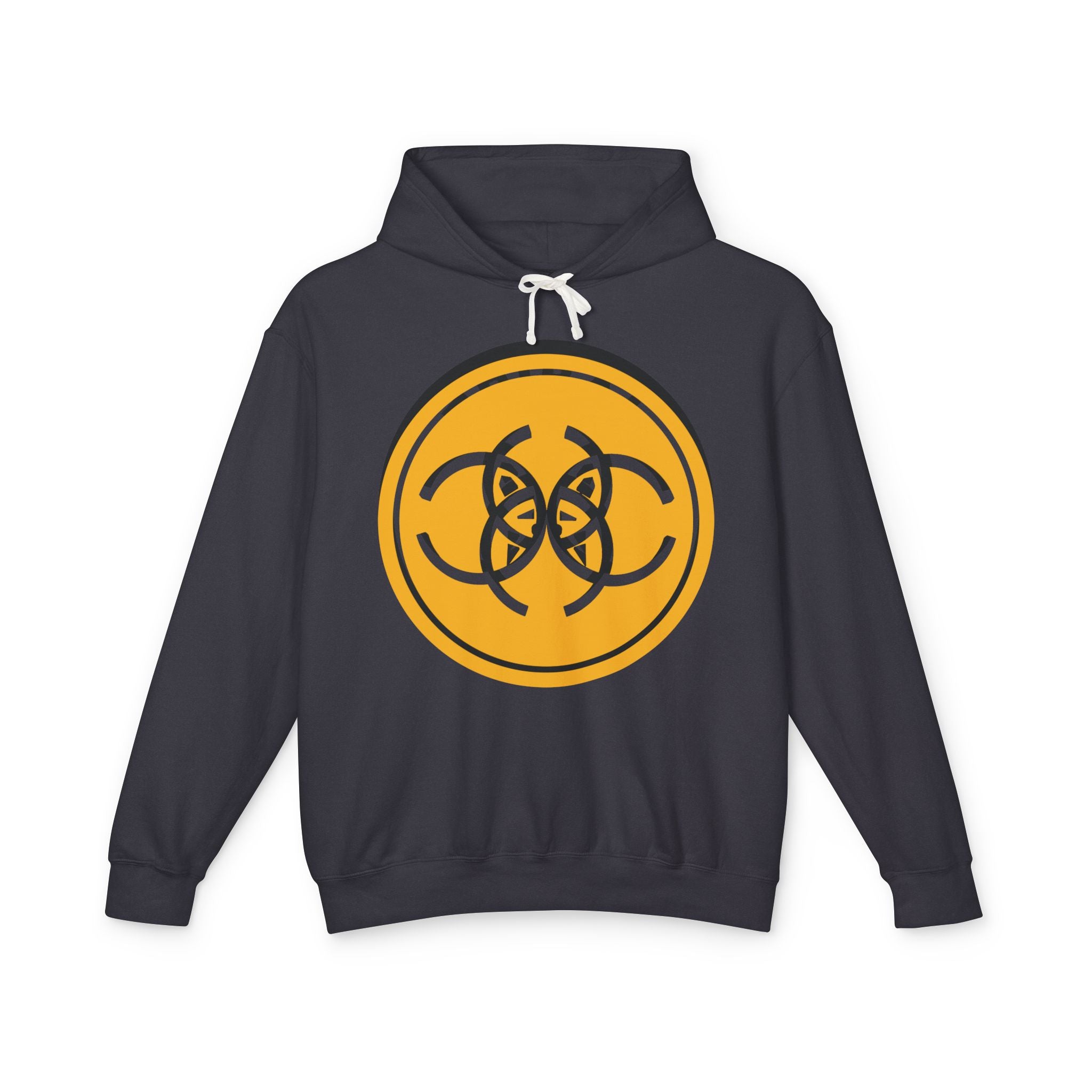 Tribal Dog White Hoodie TDCIRC1 Edition, Lightweight Hooded Sweatshirt