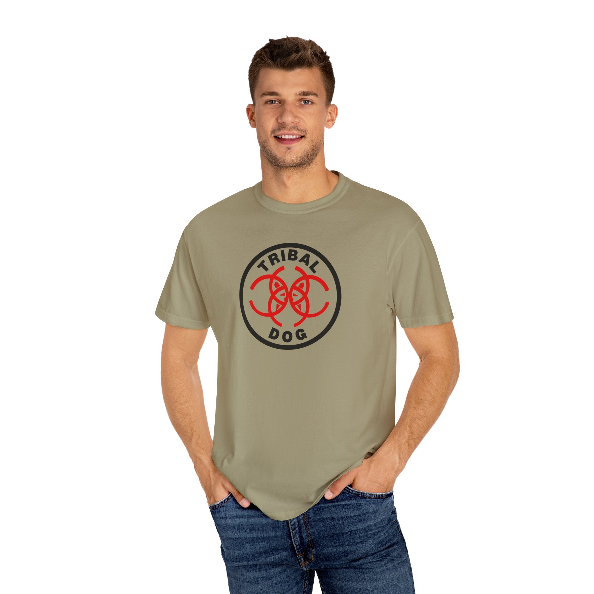 Tribal Dog TShirt TDCIRC1 Edition Unique Gift, Everyday Wear, Summer Style