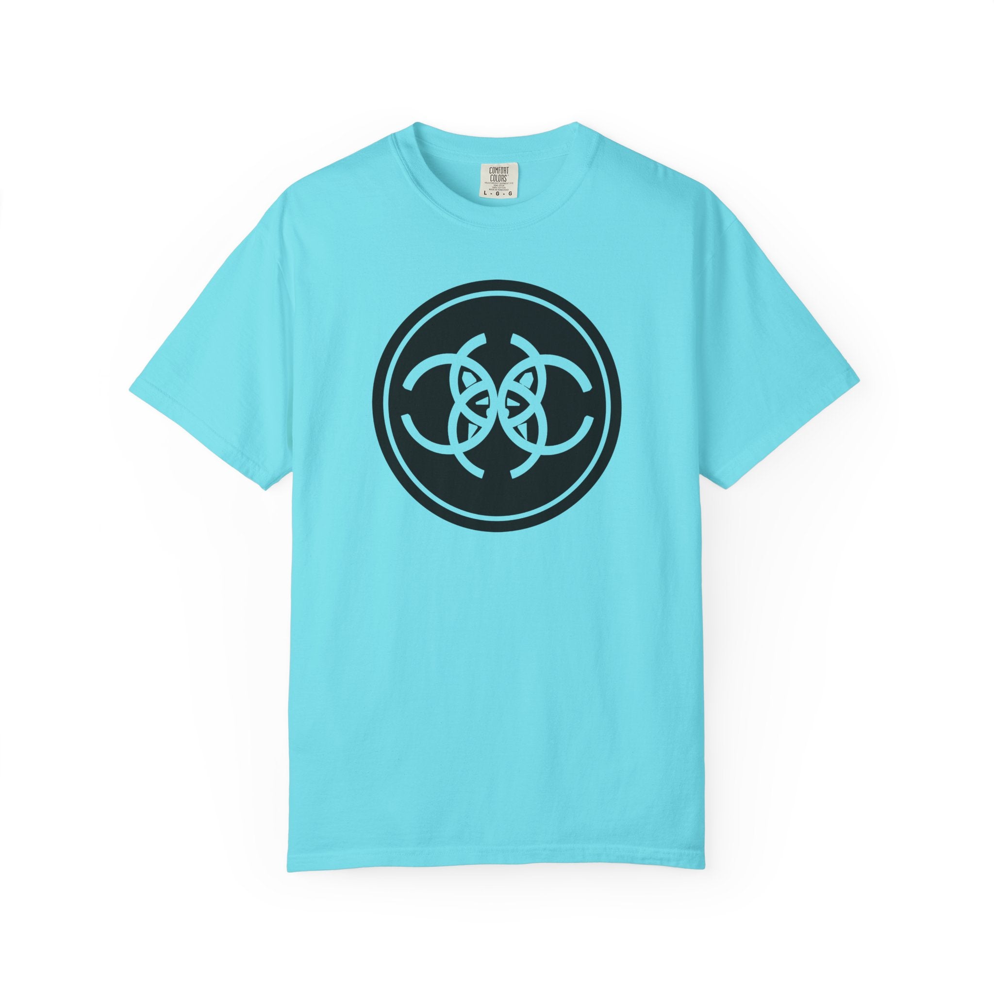 Tribal Dog Logo Tee  Bold White Graphic Streetwear T Shirt