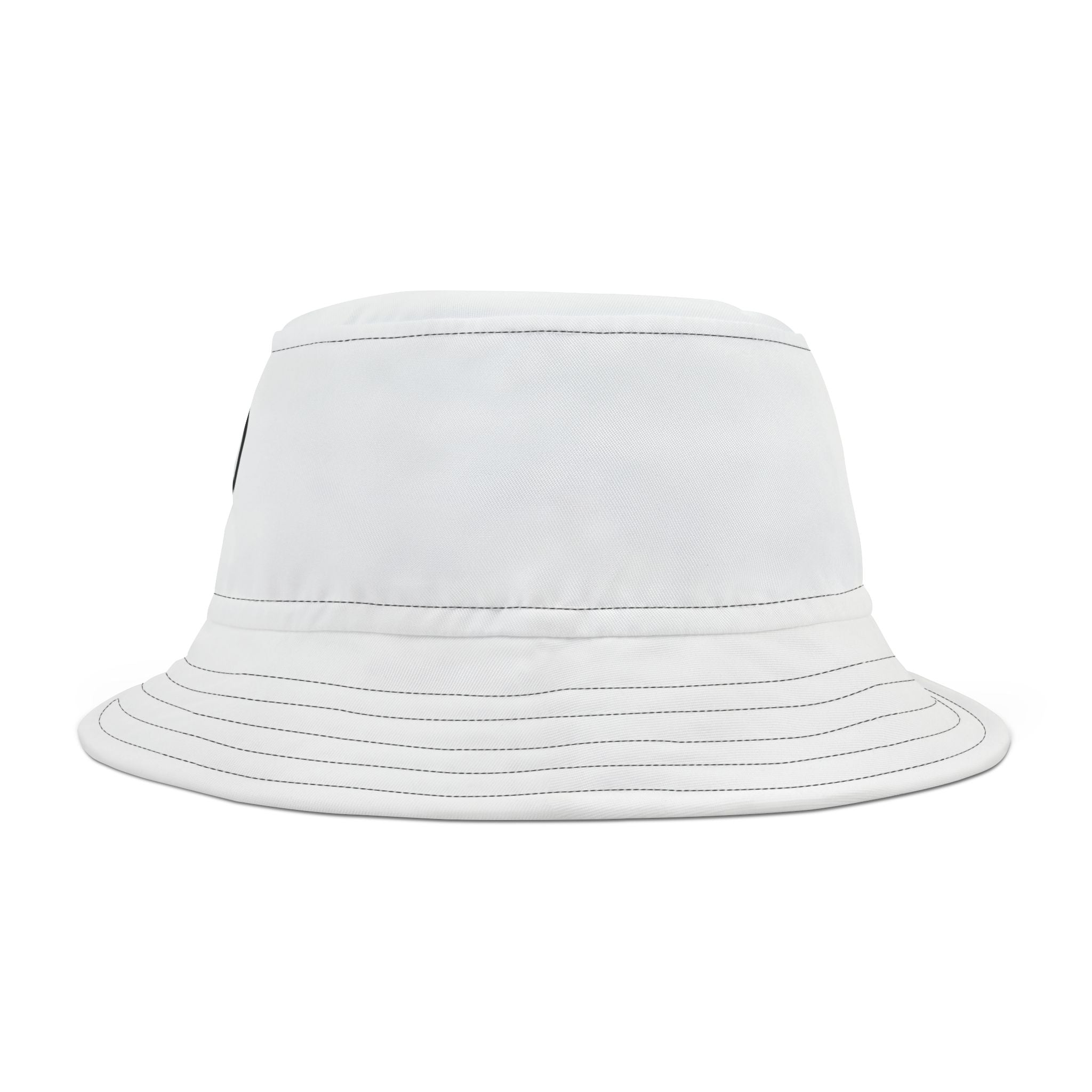 Tribal Dog White Bucket Hat,bucket hat, streetwear accessory, men's bucket hat, 2025 fashion trend