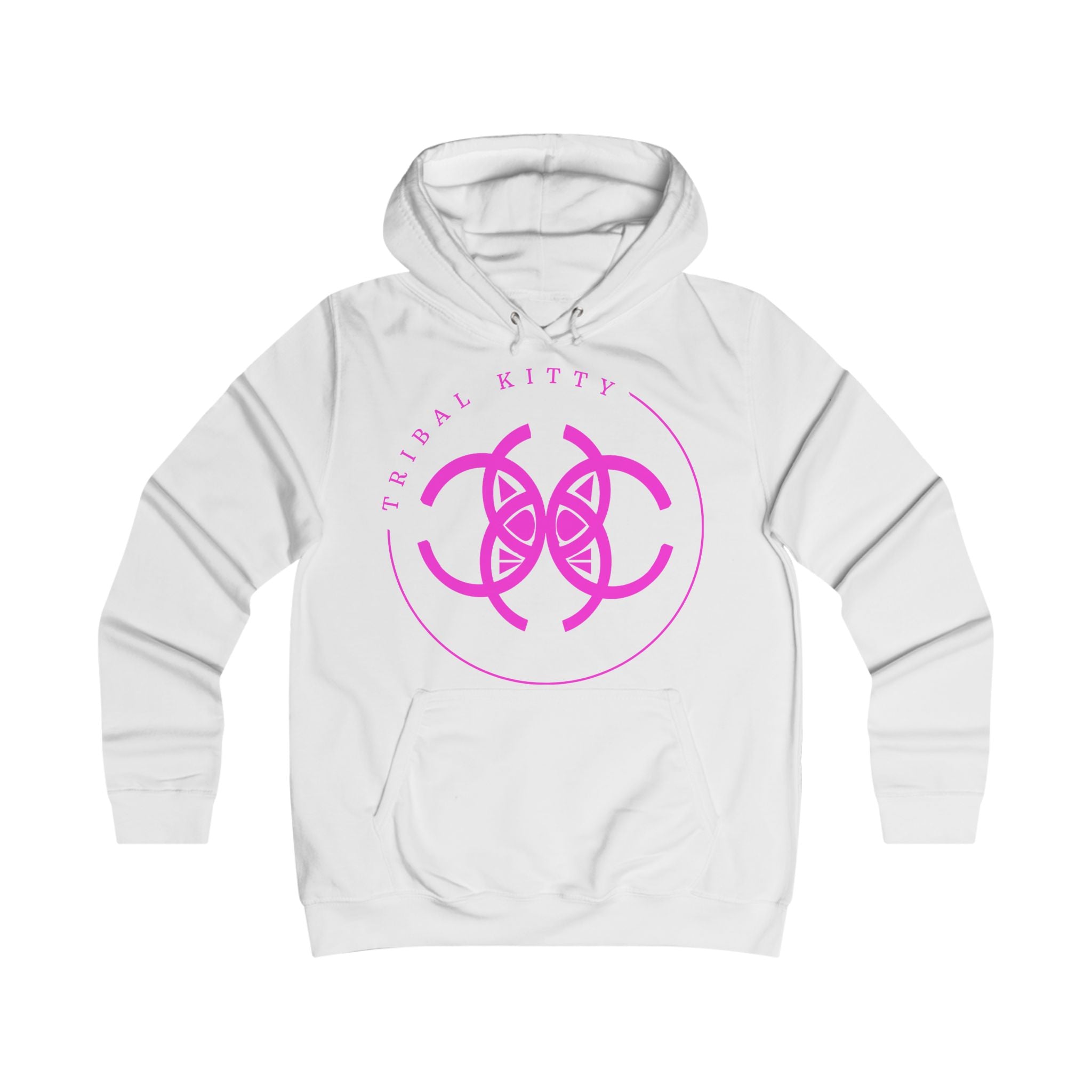 Tribal Kitty TK1 Hoodie, Comfortable College Apparel, Motivational Fitness Gear, Unique Gift for Cat Lovers, Birthday Sweatshirt