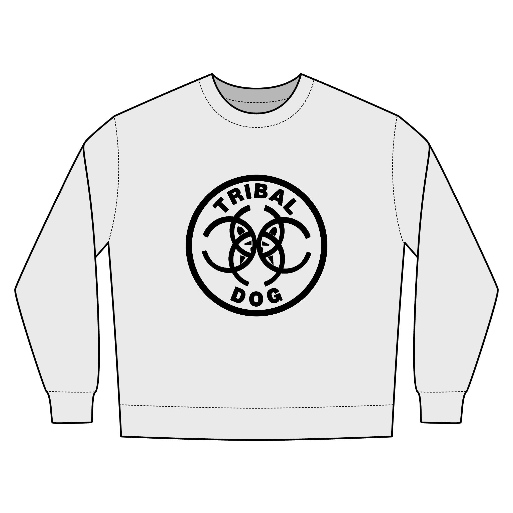 Tribal Dog Urban Crewneck Sweatshirt |  Casual Wear, Graphic Pullover