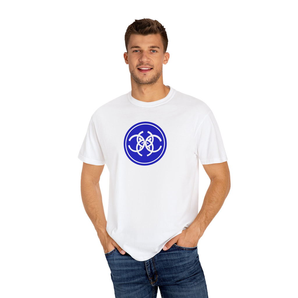 Tribal Dog Logo Tee Bold White Graphic Streetwear T Shirt,