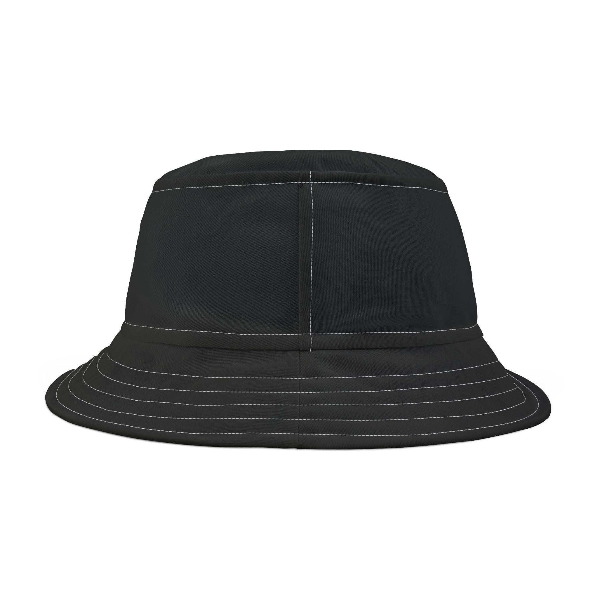 Tribal Dog White Bucket Hat,bucket hat, streetwear accessory, men's bucket hat, 2025 fashion trend