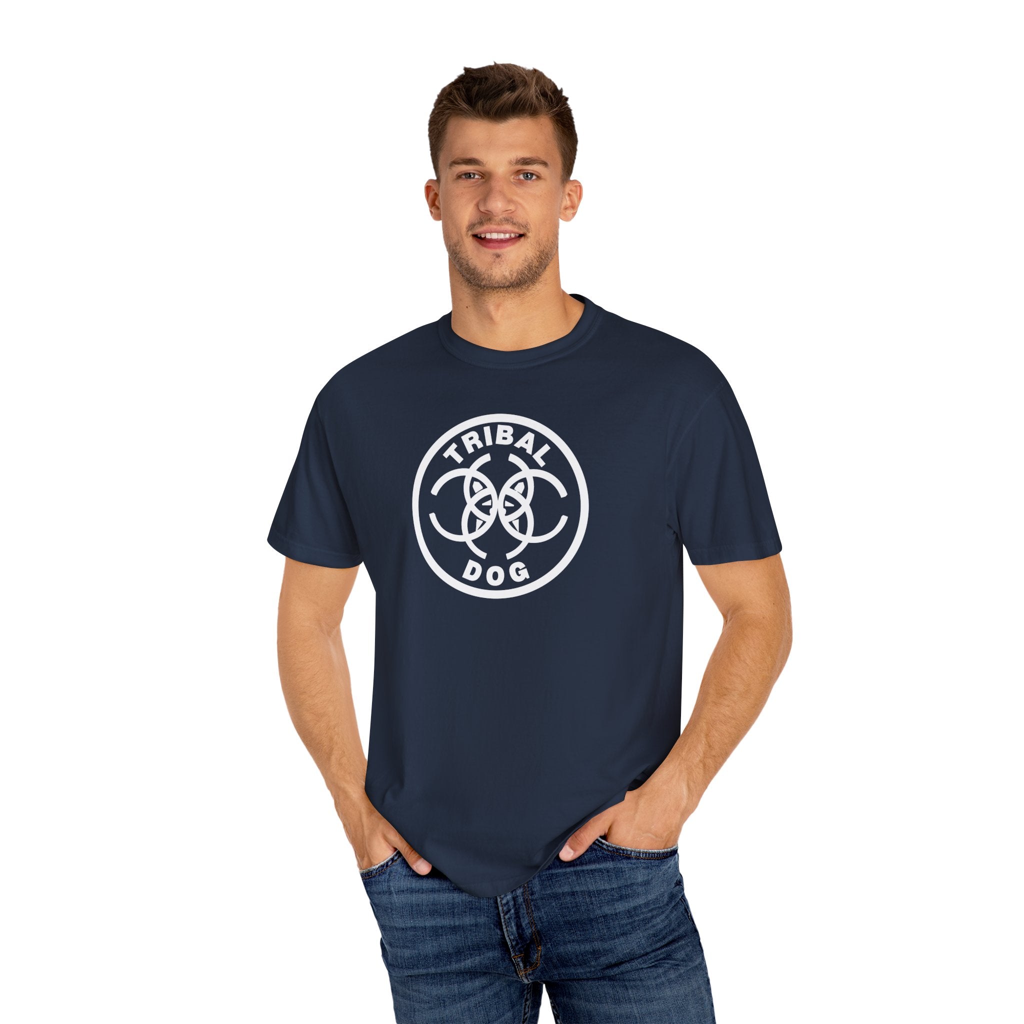 Tribal Dog streetwear featuring the TDCIRC1 circle logo in bold, minimalist design.