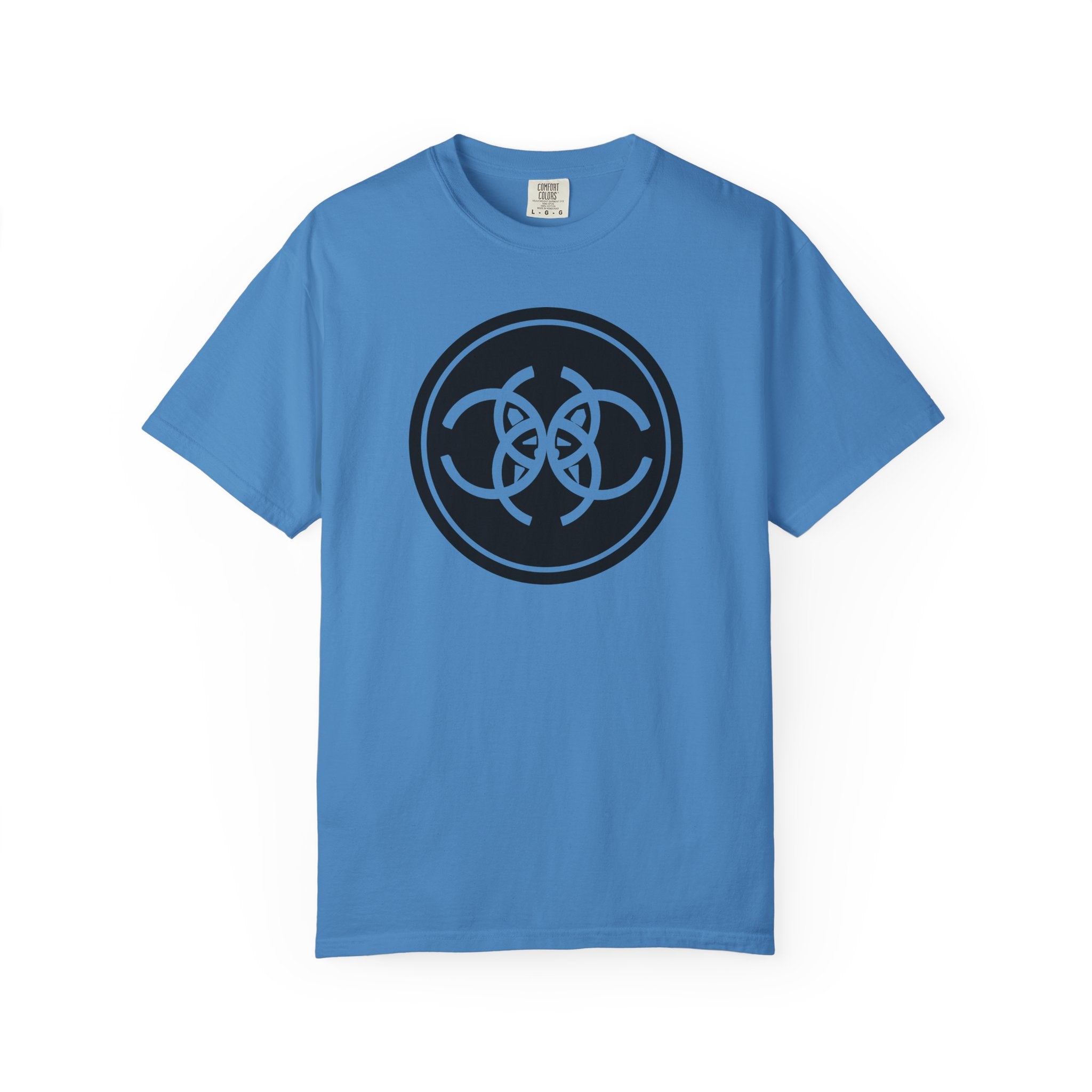 Tribal Dog Logo Tee  Bold White Graphic Streetwear T Shirt
