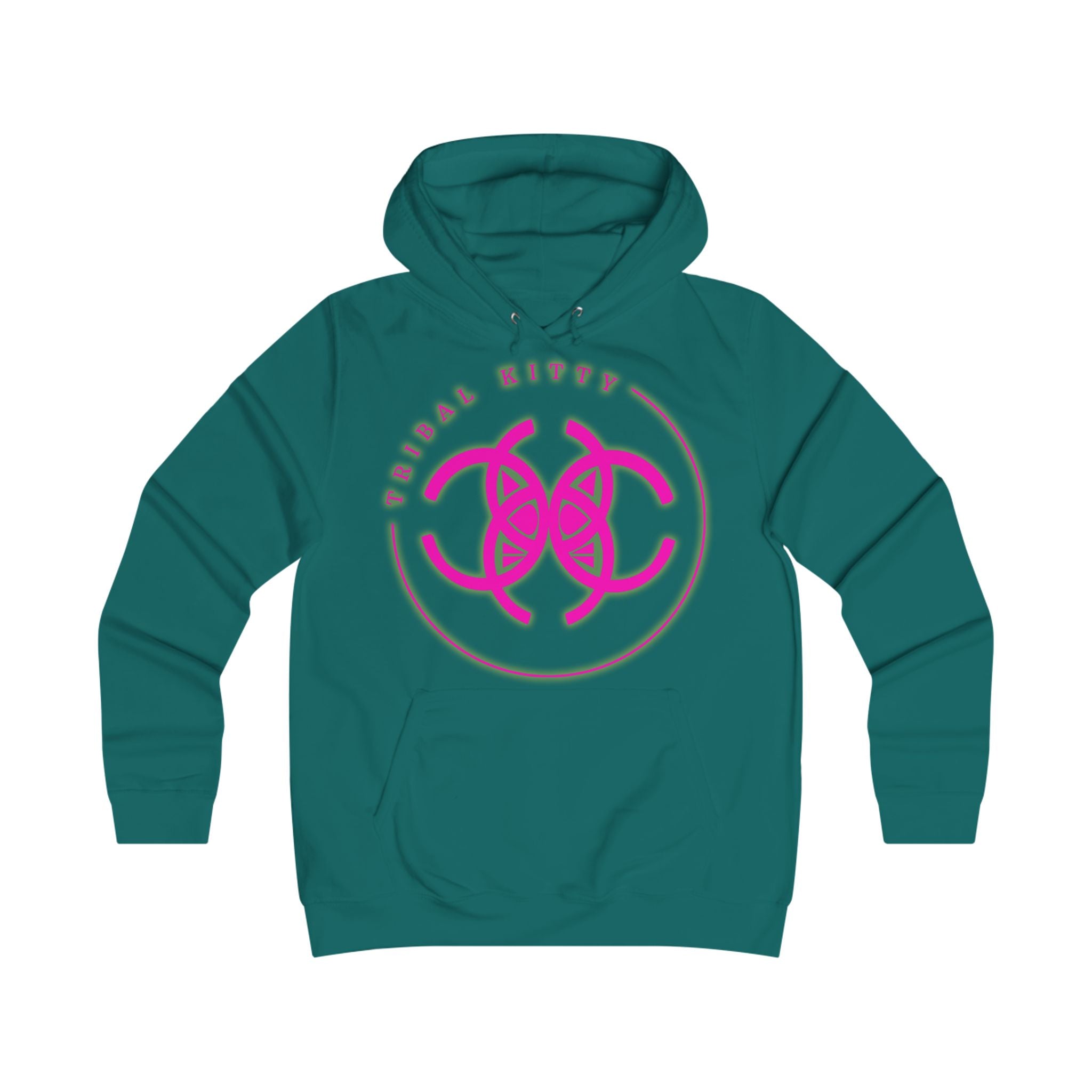 Tribal Kitty TK1 Hoodie, Comfortable College Apparel, Motivational Fitness Gear, Unique Gift for Cat Lovers, Birthday Sweatshirt