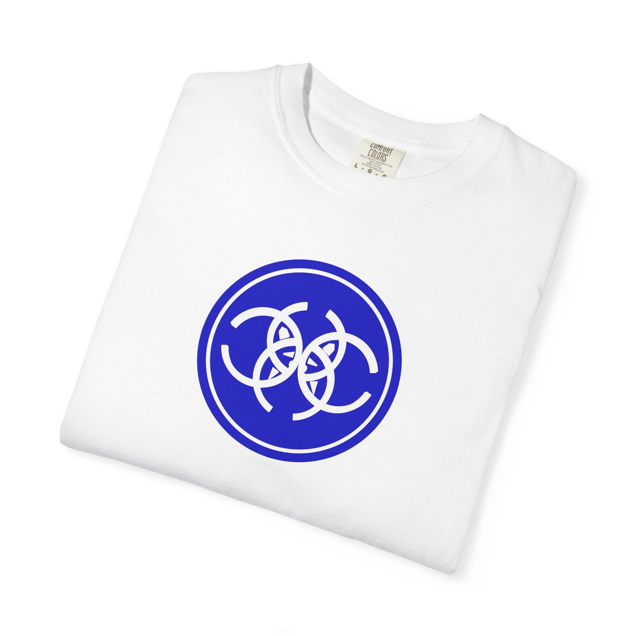 Tribal Dog Logo Tee Bold White Graphic Streetwear T Shirt,