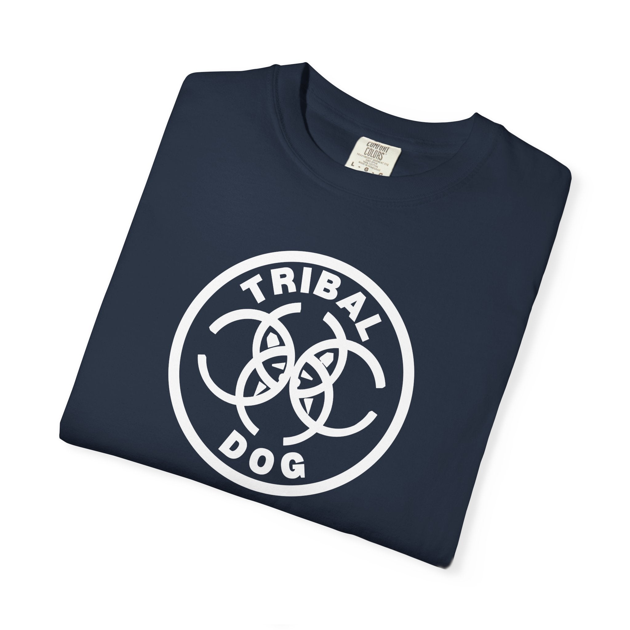 Tribal Dog White T-Shirt – TDCIRC1 Edition- Unique Gift, Everyday Wear, Summer Style, Comfy Layering