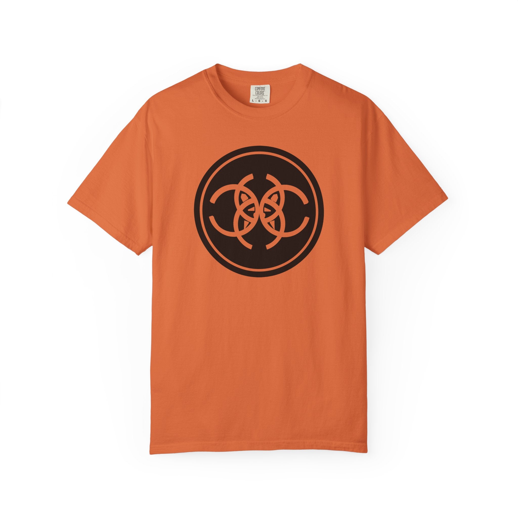 Tribal Dog Logo Tee  Bold White Graphic Streetwear T Shirt