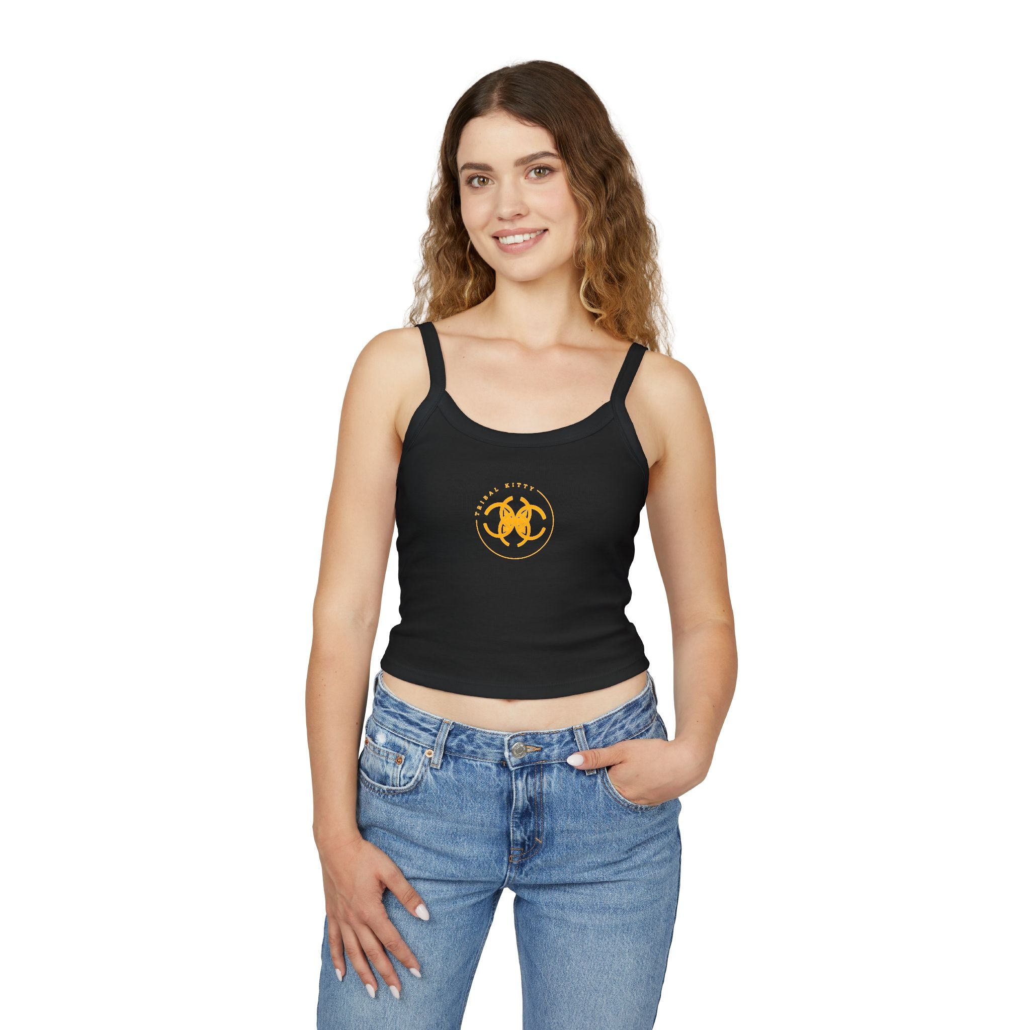 Tribal Kitty CK1 Modern Graphic Crop Camisole for Stylish Everyday Wear