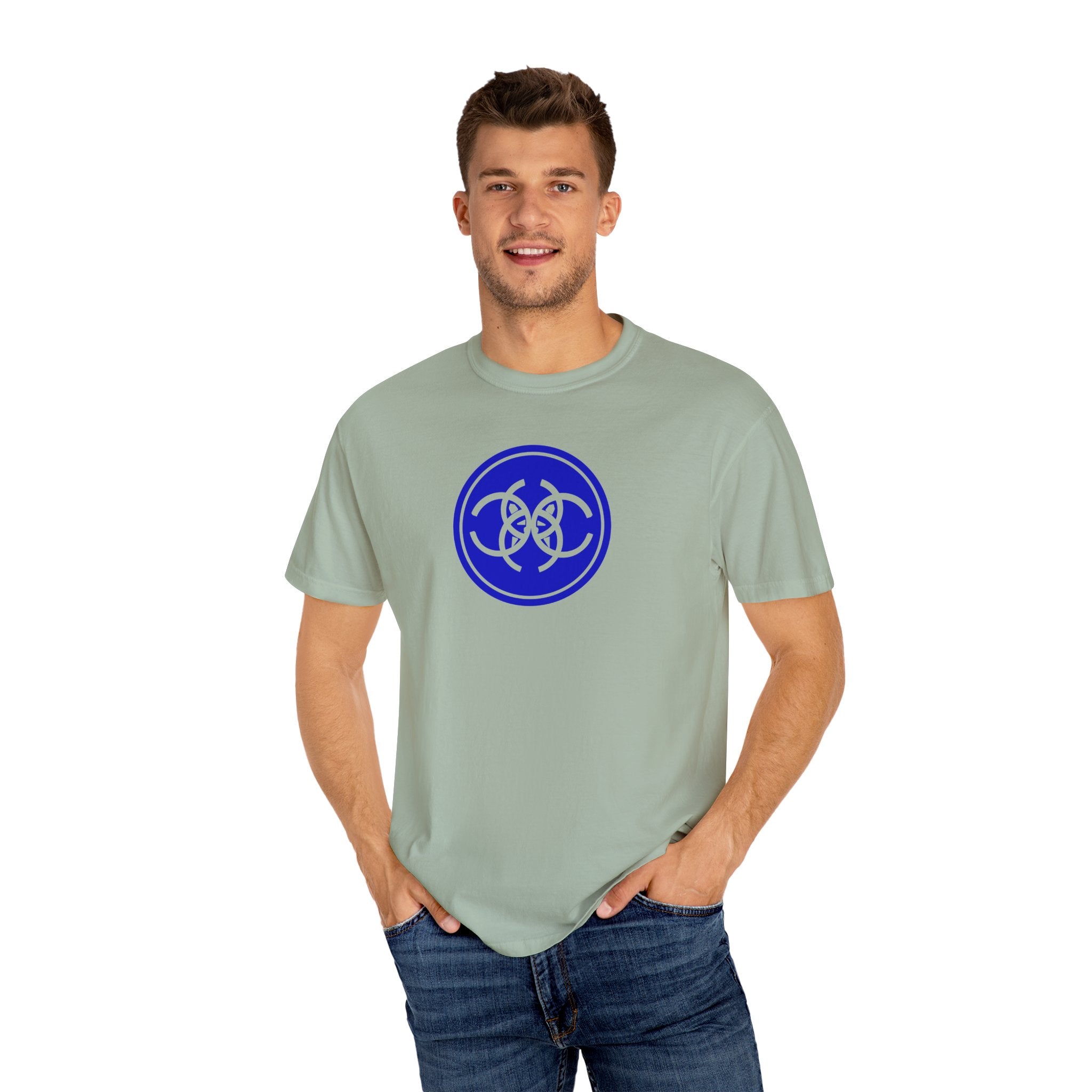 Tribal Dog Logo Tee Bold White Graphic Streetwear T Shirt,