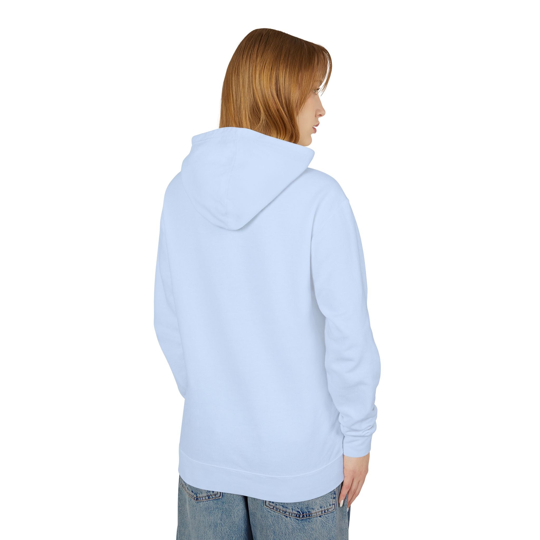 Tribal Dog White Hoodie TDCIRC1 Edition, Lightweight Hooded Sweatshirt