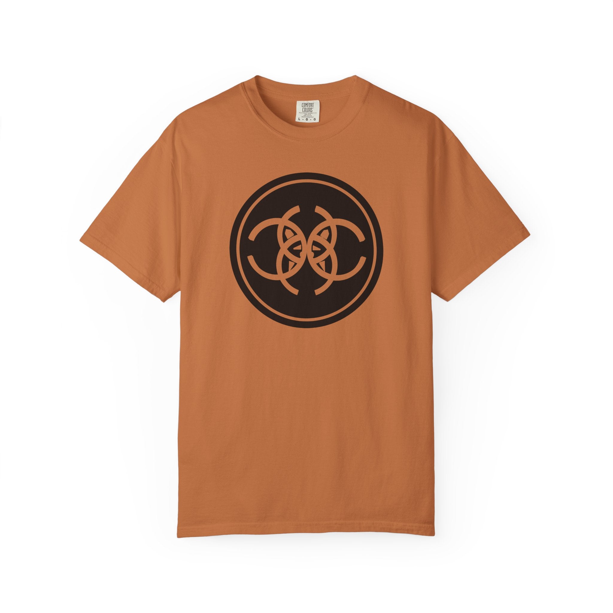 Tribal Dog Logo Tee  Bold White Graphic Streetwear T Shirt