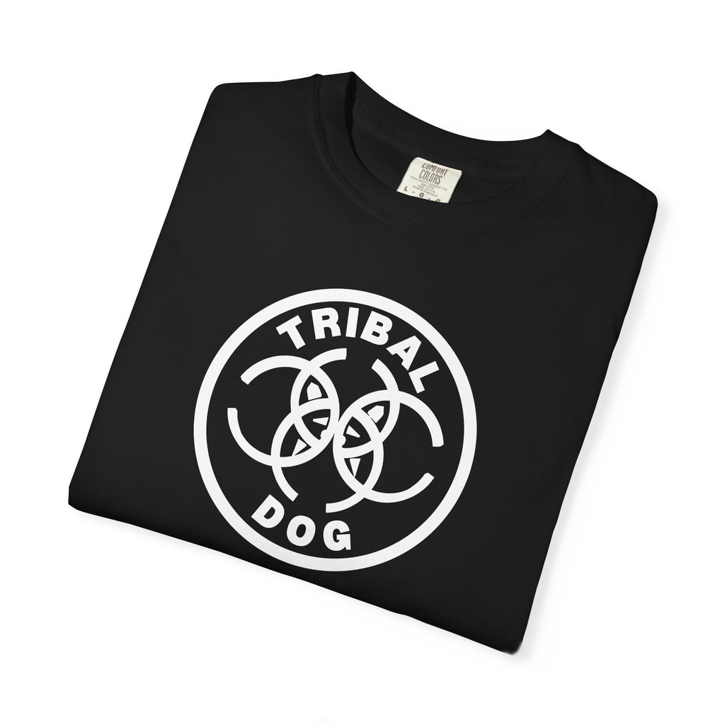Tribal Dog White T-Shirt – TDCIRC1 Edition- Unique Gift, Everyday Wear, Summer Style, Comfy Layering
