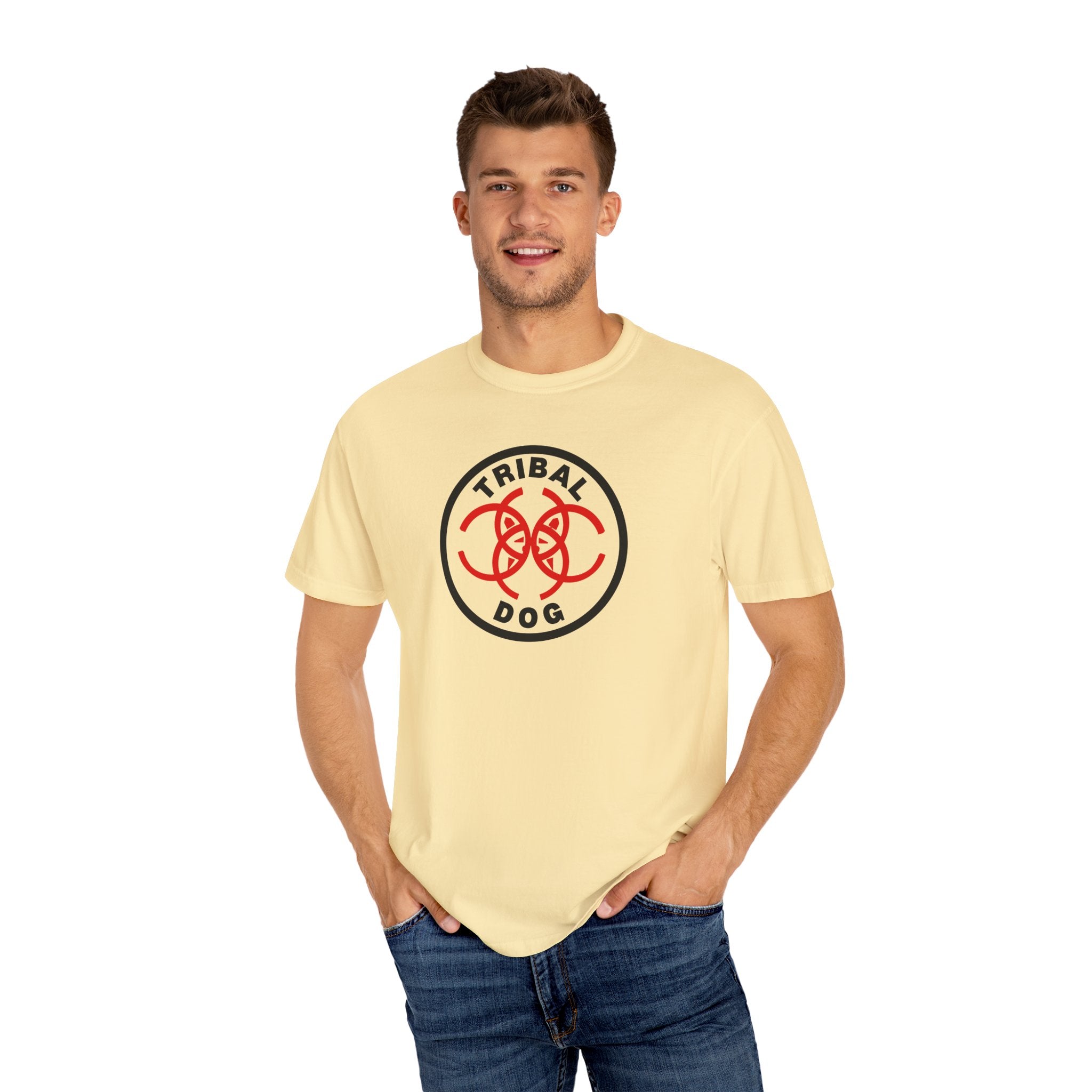 Tribal Dog TShirt TDCIRC1 Edition Unique Gift, Everyday Wear, Summer Style