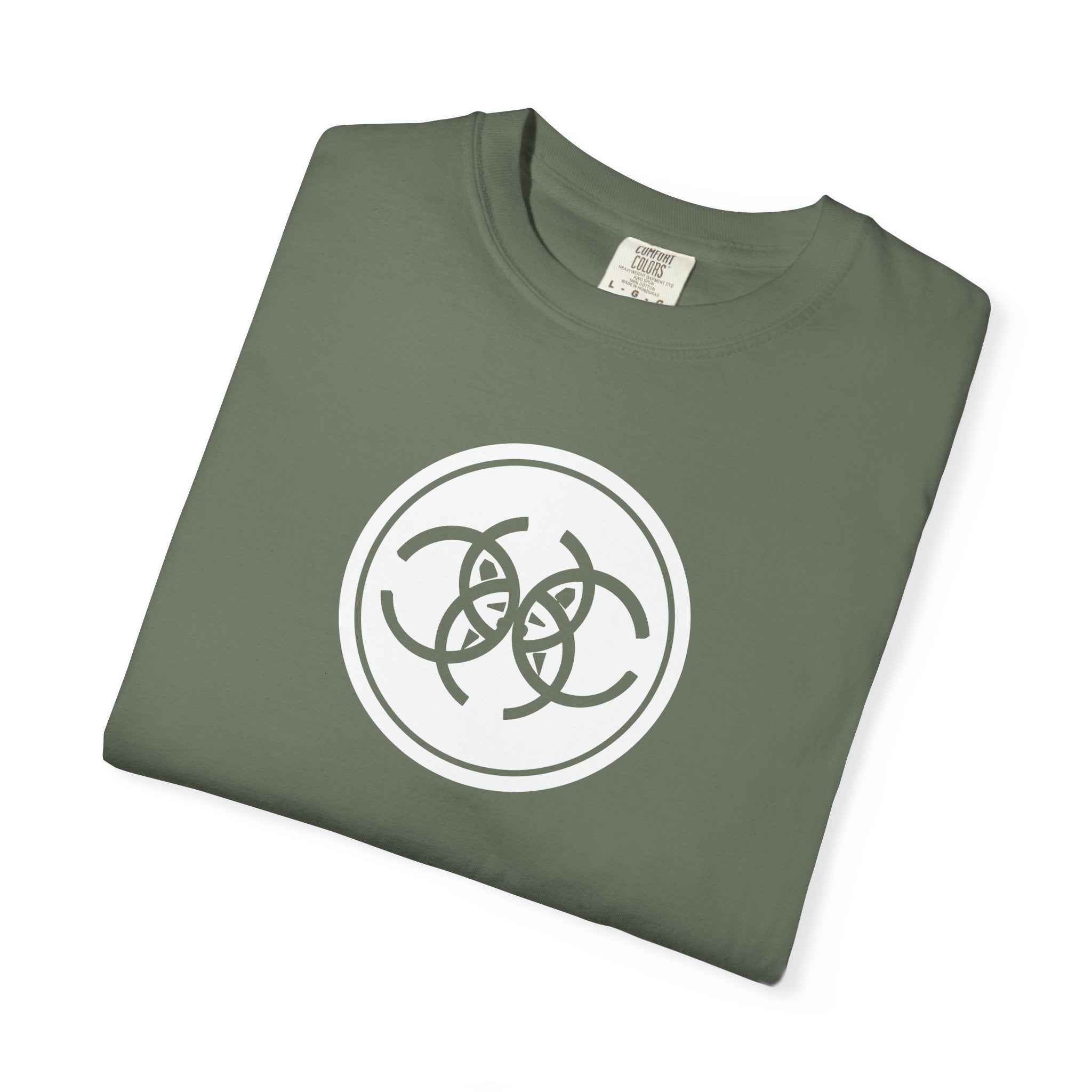 Tribal Dog Logo Tee Bold White Graphic Streetwear T Shirt,