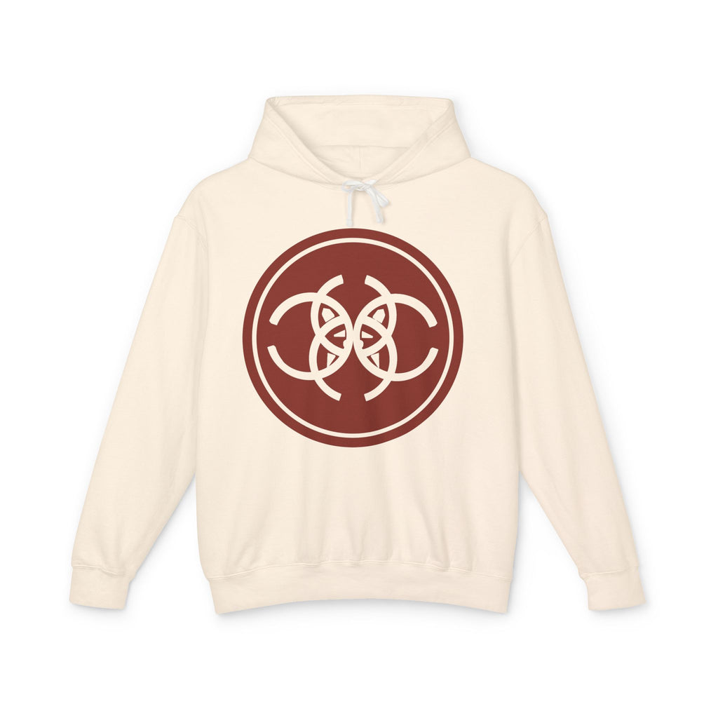 Tribal Dog White Hoodie TDCIRC1 Edition, Lightweight Hooded Sweatshirt