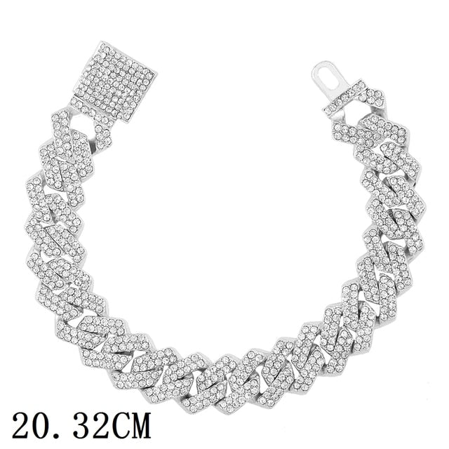 Iced Out Chain Bracelet